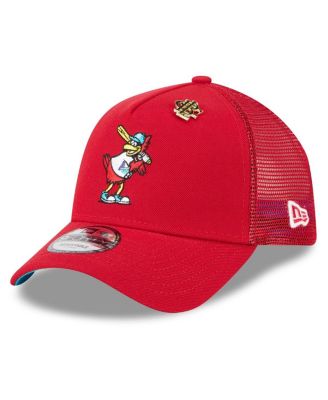 New Era - Men's Red St. Louis Cardinals 2025 Big League Chew A-Frame 9FORTY Adjustable Trucker Hat