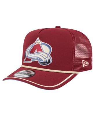 Men's Burgundy Colorado Avalanche Vintage Team Rope A-Frame 9FIFTY Snapback Hat