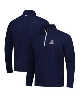 Under Armour - Men's Navy Truist Championship Fusion Ottoman Raglan Quarter-Zip Pullover