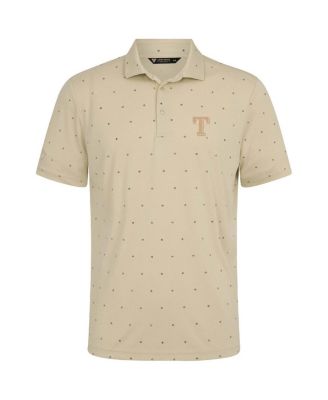 Men's&nbsp;Cream Texas Rangers Vision Polo Shirt