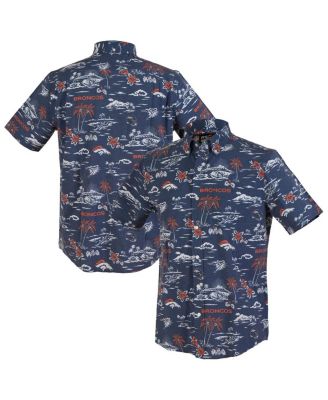 Reyn Spooner - Men's Navy Denver Broncos Kekai Performance Button-Down Shirt
