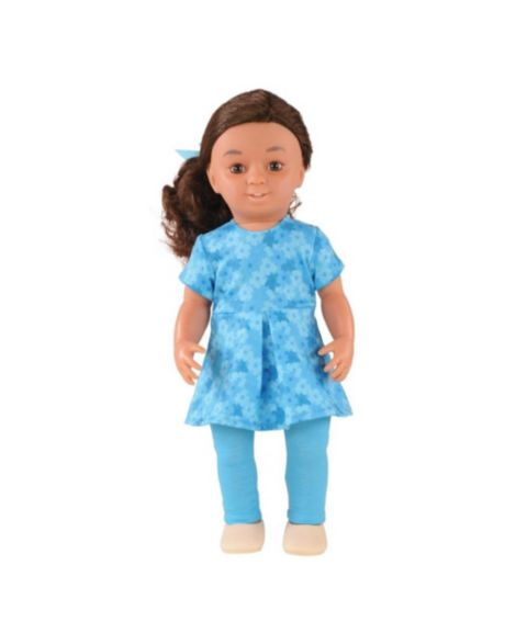 Детские куклы Kaplan Early Learning Hispanic Girl 16" Poseable Babydoll, Ages 3+, цвет: Assorted Pre-Pack