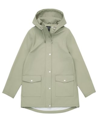 Women's Waterproof Rain Coat Rubberized Jacket