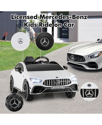 12V Kids Ride on Car w/Remote Rocking Function Transport Wheels Lights & Music