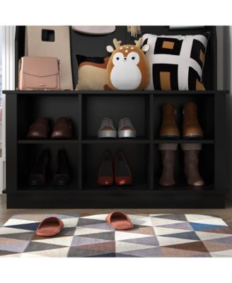 Multifunctional Entrance Coat Rack with Seats and Hooks, Hall Tree