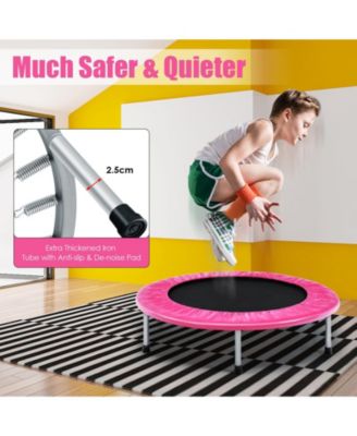 38 Inch Mini Folding Trampoline Portable Recreational Fitness Rebounder