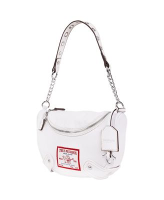 Chain Handle Denim Hobo