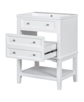24" Bathroom Vanity with Sink & Storage