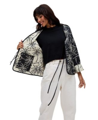 Women's Felicity Palm Print Reversible Jacket
