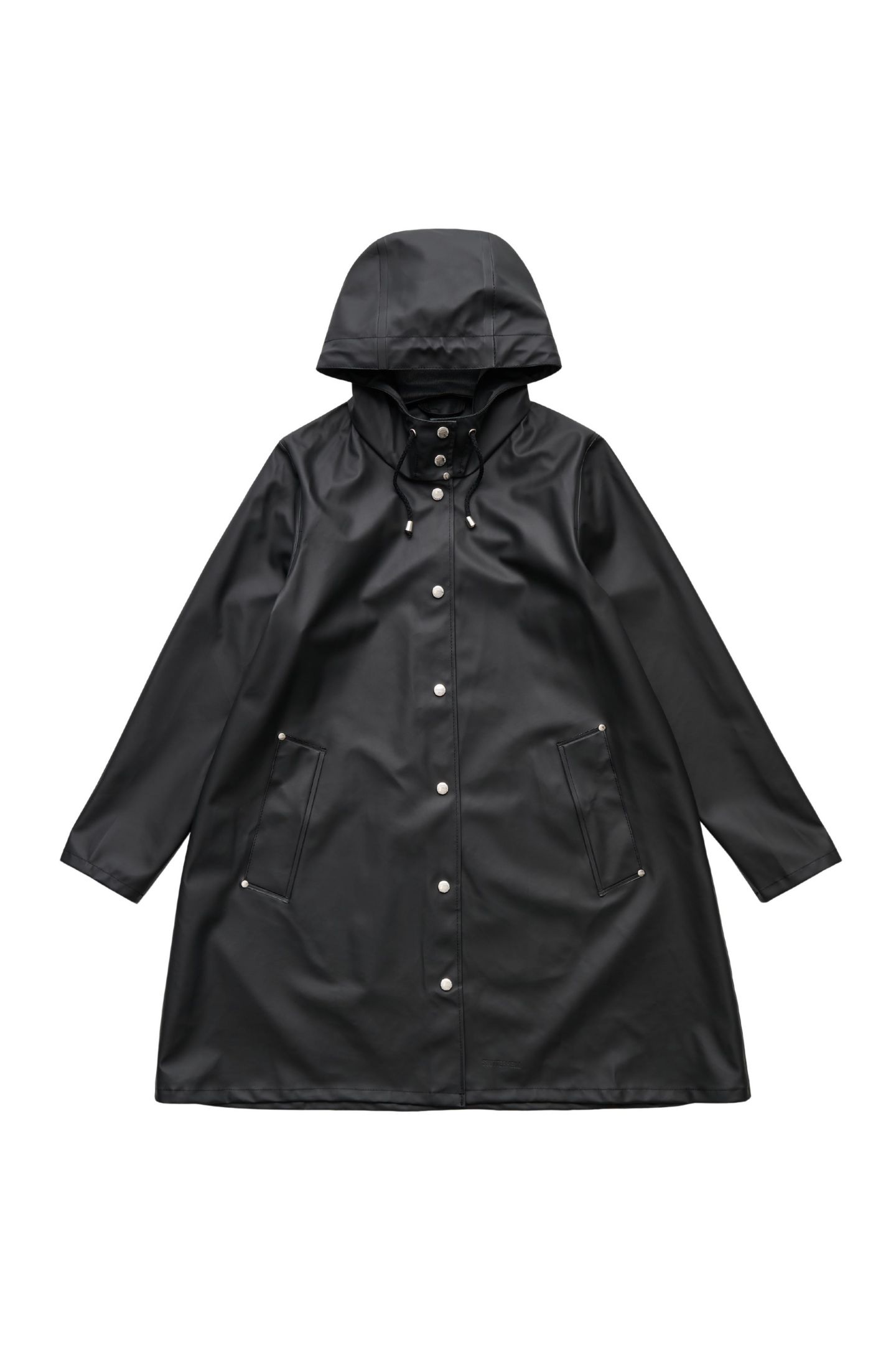 Женские куртки Stutterheim Mosebacke Lightweight Raincoat, цвет: Чёрный — фото 6
