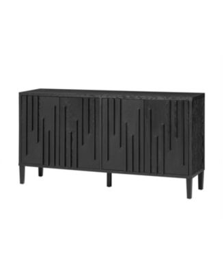 59.8" 4-Door Sideboard - Farmhouse Buffet/TV Stand