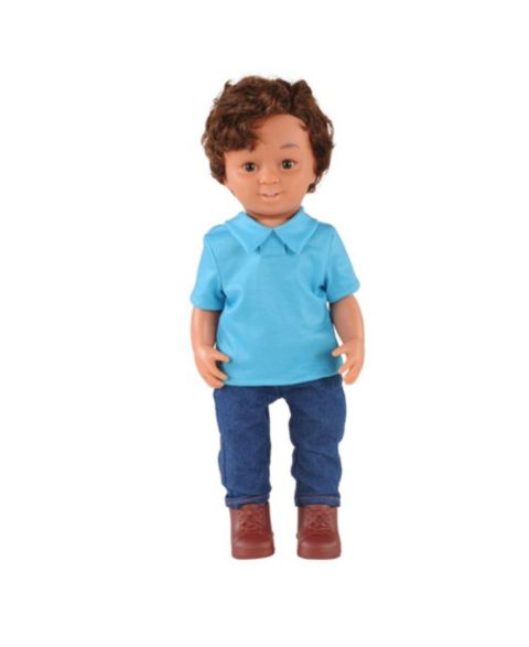 Детская кукла Kaplan Early Learning 16" Hispanic Boy Poseable Baby Doll with Removable Outfit, Ages 3+, цвет: Assorted Pre-Pack