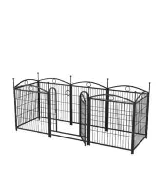 Dog Playpen 32-Inch 8-Panel Metal Pet Fence