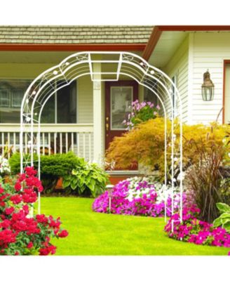 74.4"W x 98.4"H Rustproof Metal Garden Arch