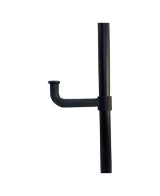 Adjustable Laundry Drying Rack - Tension Rod Black
