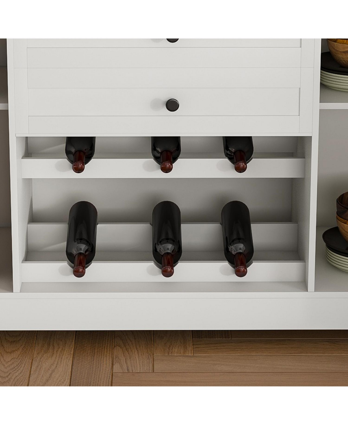 Streamdale Furniture Farmhouse Buffet Sideboard