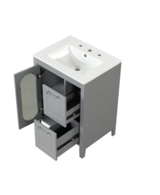 24" Bathroom Vanity with Sink & Drawers