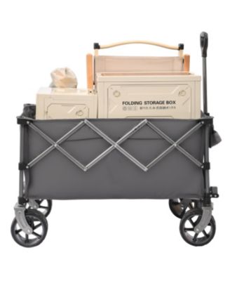 Collapsible Wagon Cart - Heavy Duty Big Wheels