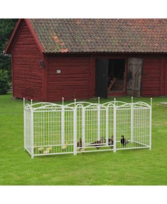 Dog Playpen 32-Inch 8-Panel Metal Pet Fence
