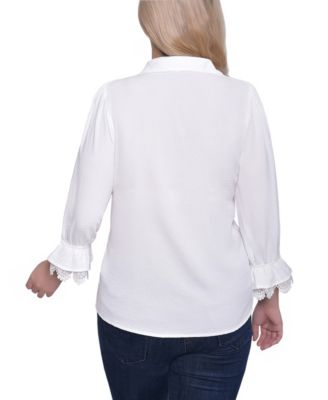 Women's 3/4 Sleeve Lace Top