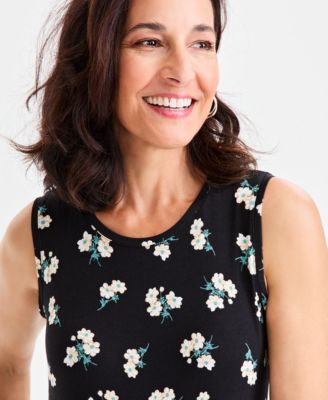 Women's Printed Sleeveless Flip Flop Dress, Macy's Exclusive