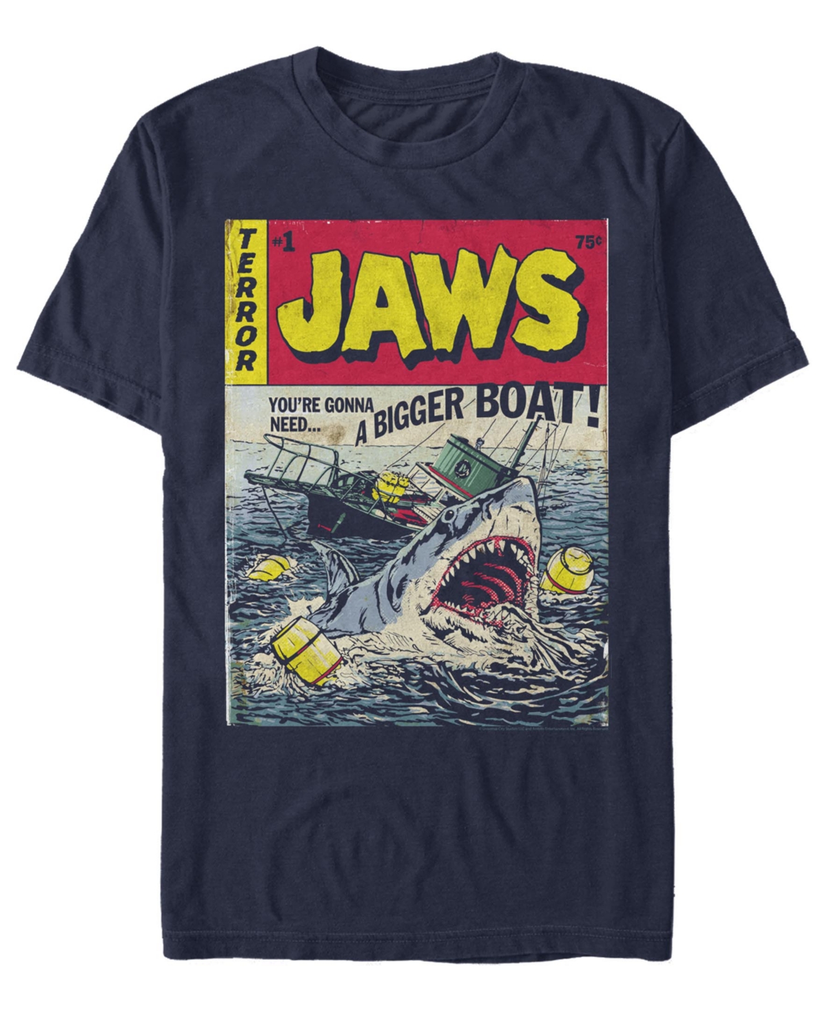Men's Pulp Attack Short Sleeve T-Shirt - Navy
