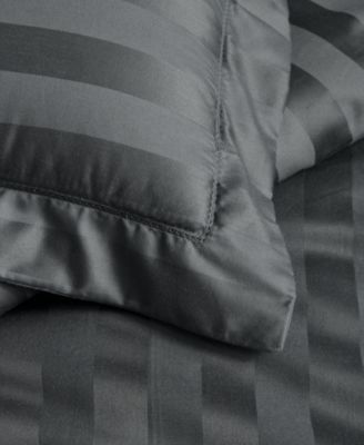 1.5" Stripe 550 Thread Count 100% Cotton 3-Pc. Comforter Set, King, Exclusively at Macy's
