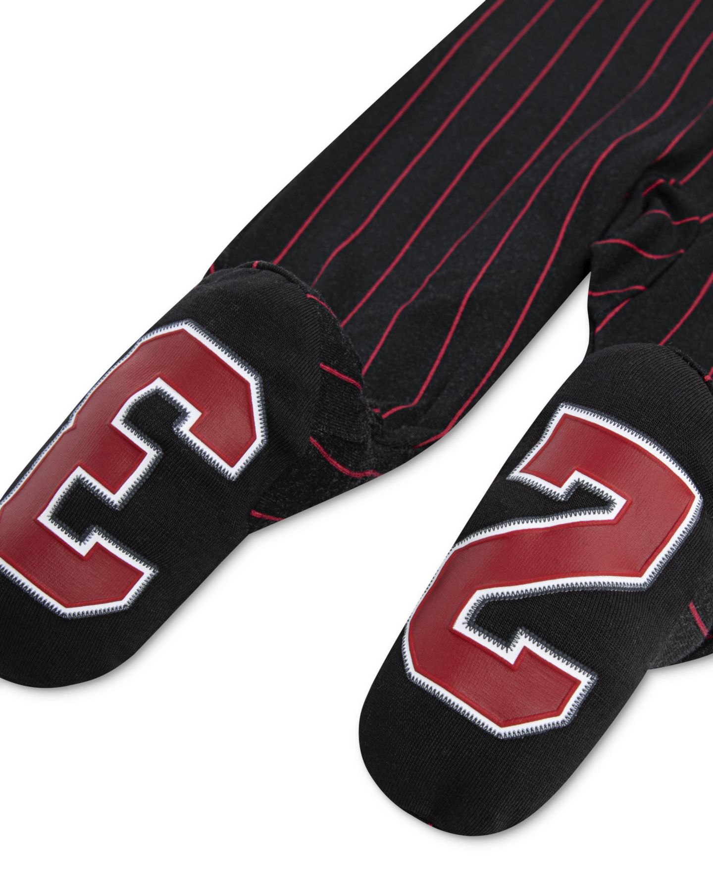 Детский комбинезон с ножками Jordan MJ 23 из джерси, цвет: Чёрный — фото 3
