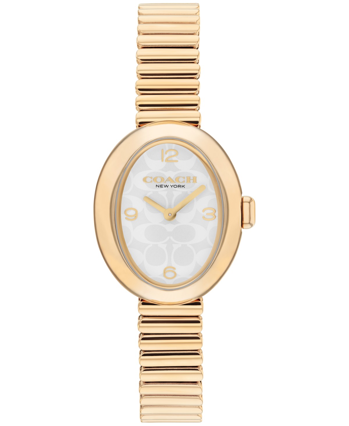 Часы COACH Women's Sammy Gold Tone Stainless Steel Stretch Bracelet Watch, 22.5mm — фото 2
