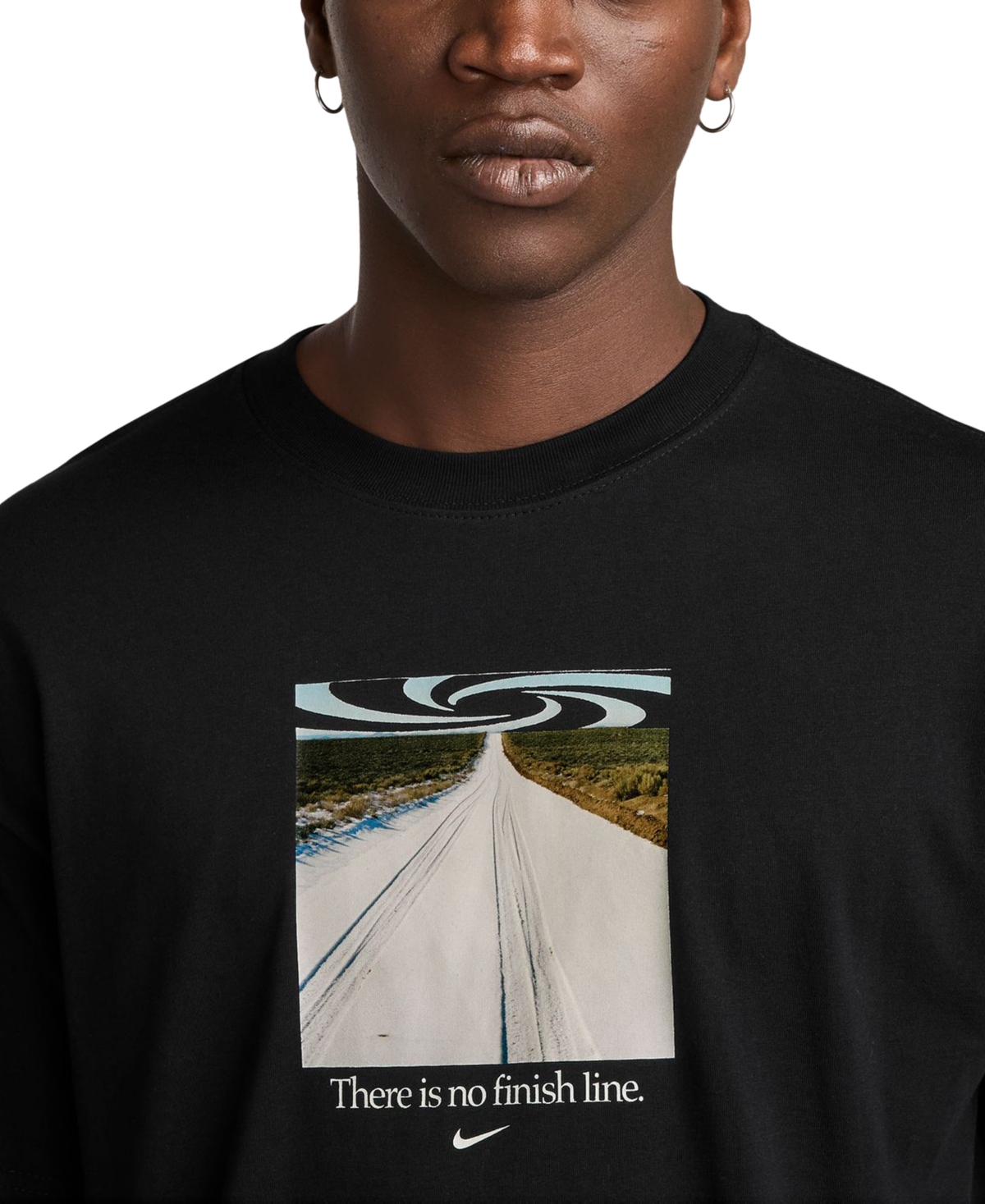 Nike Men's Sportswear Max90 Loose-fit Graphic T-shirt In Black
