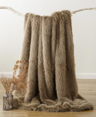 Lifestyle Faux Fur Throw, 50" x 60"