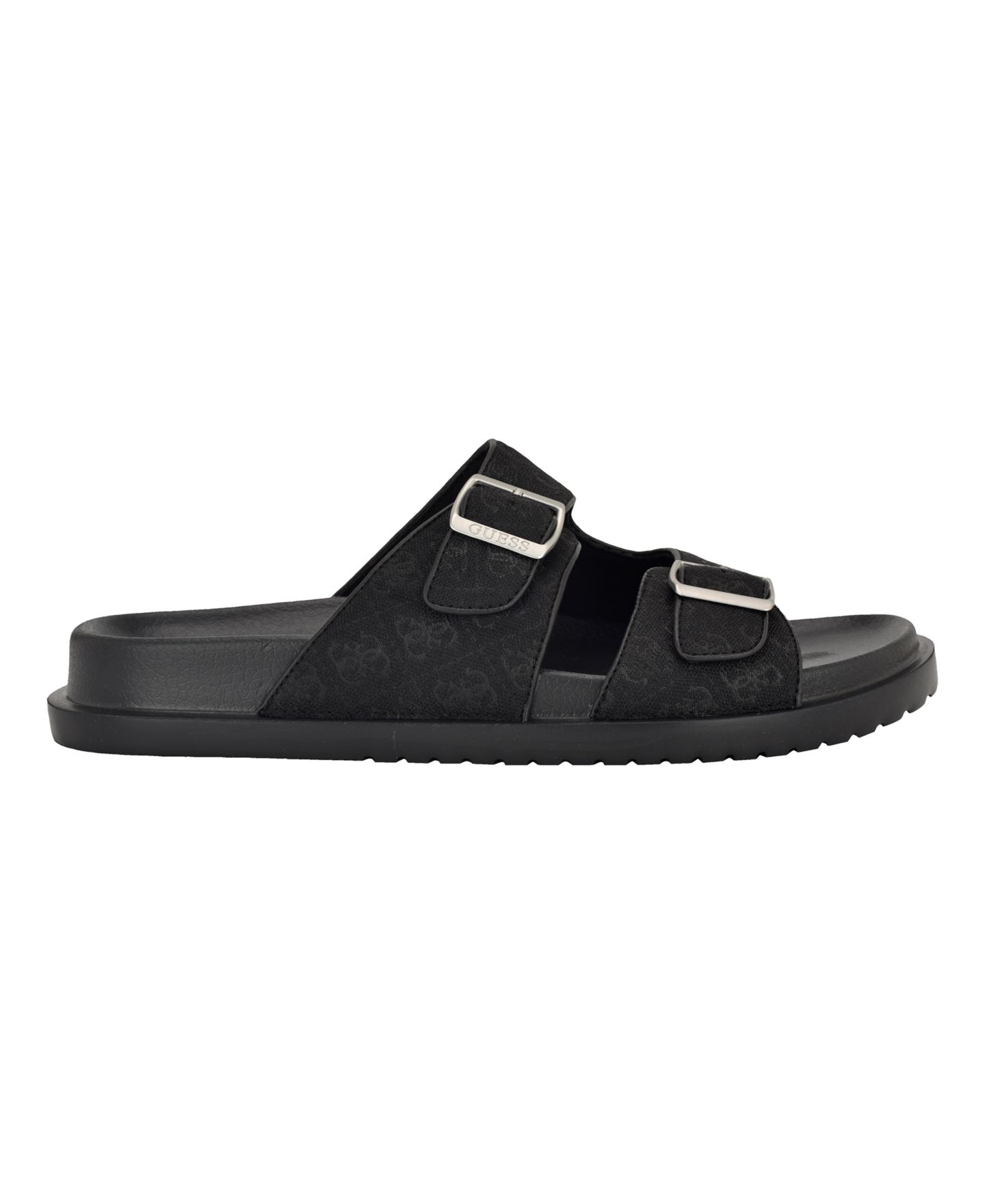 Мужские сандалии GUESS Verone Double Strap Fashion, цвет: Чёрный / Белый — фото 2