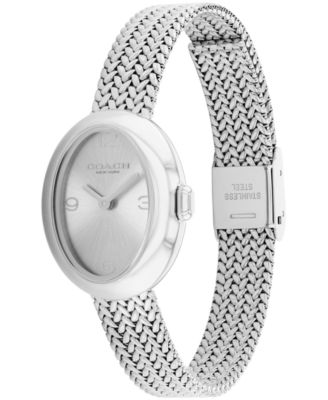 Women's Sammy Silver Tone Stainless Steel Mesh Bracelet Watch, 22.5mm