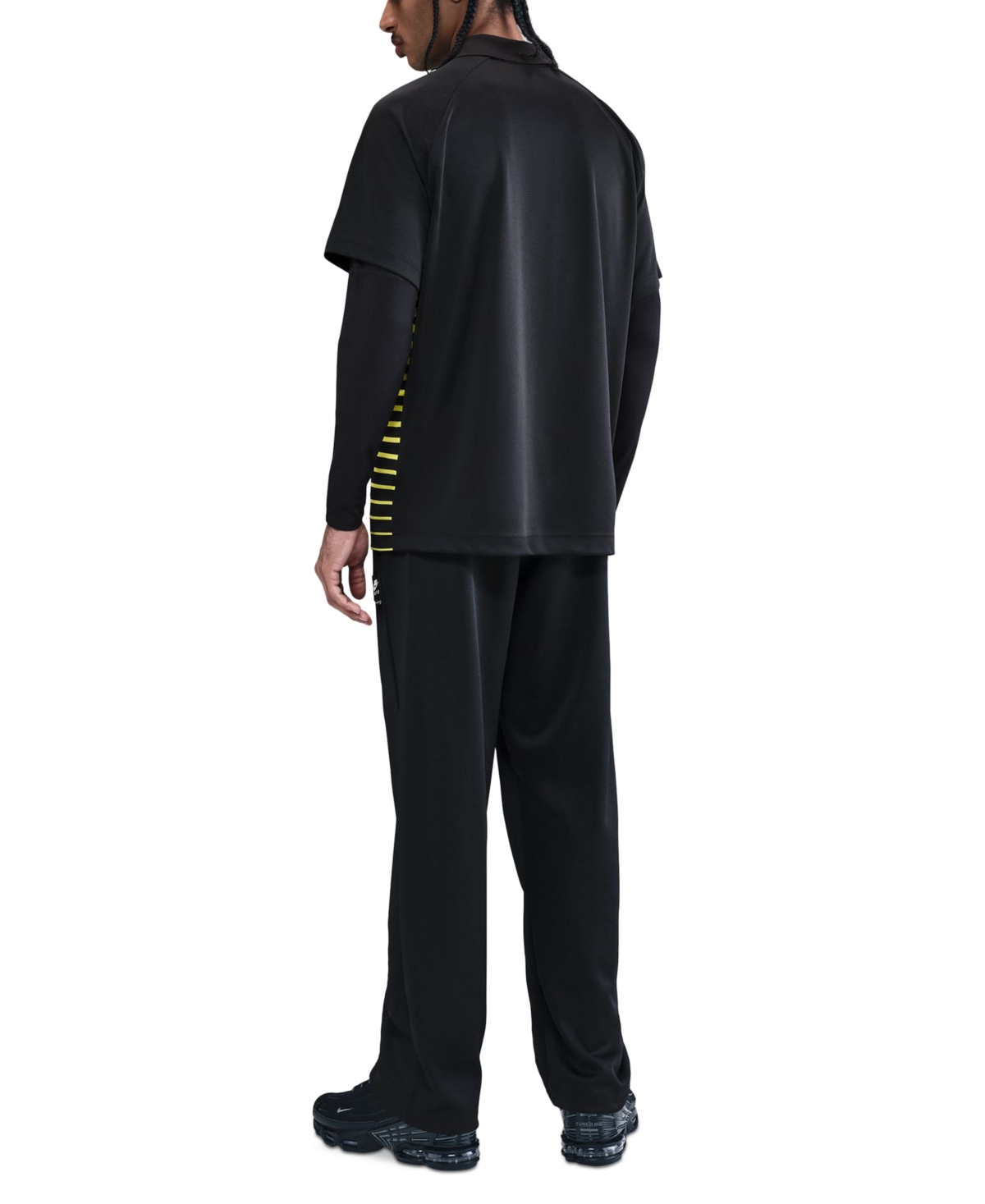 Nike Men's Sportswear Air Poly-knit Track Pants In Black