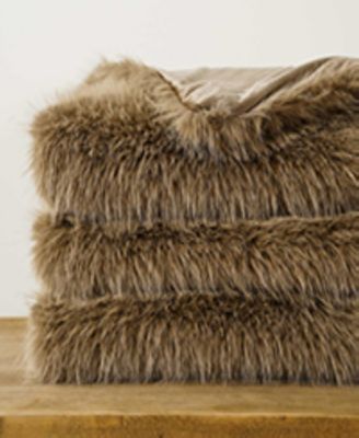 Lifestyle Faux Fur Throw, 50" x 60"