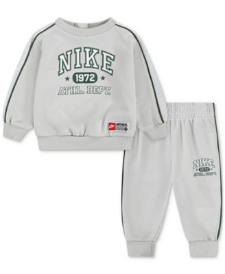 Nike - Baby PE Crewneck Sweatshirt & Pants, 2 Piece Set