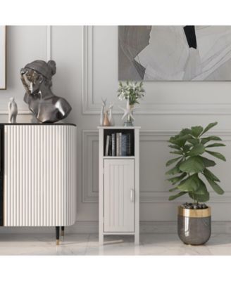 Bathroom Storage Organizer with 2-Tier Cabinet