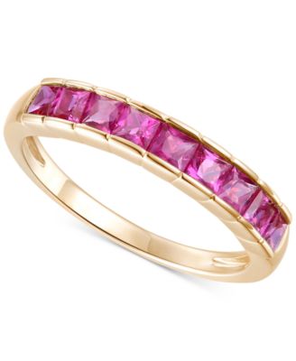 Gemstone (1 ct. t.w.) Band Ring in 14k Gold