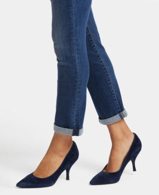 Petite Sheri Slim Roll Cuff Jeans