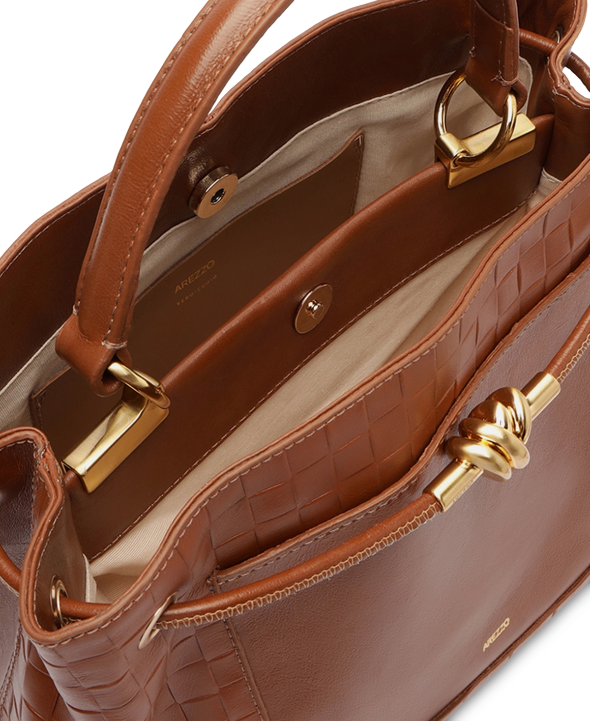 Arezzo Delphine Large Leather Shopping Bag