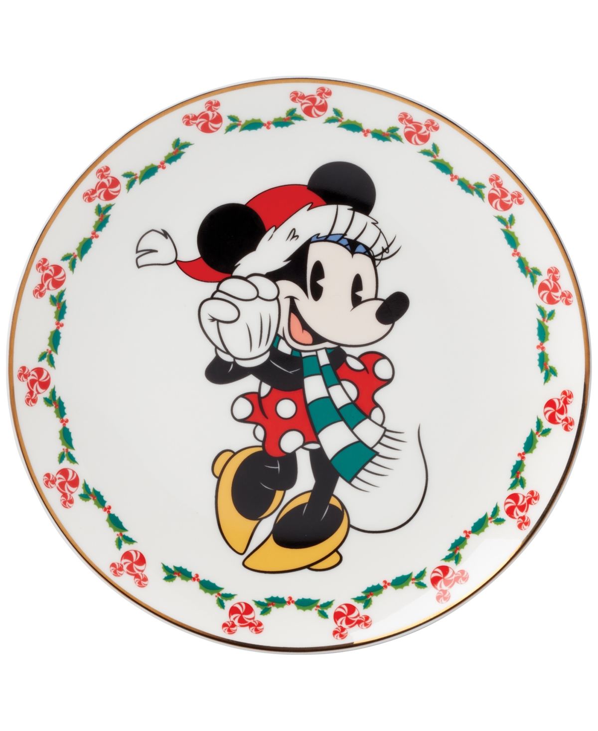 Lenox Disney Holiday 12 Pc. Dessert Set, Service For 4 In Multi