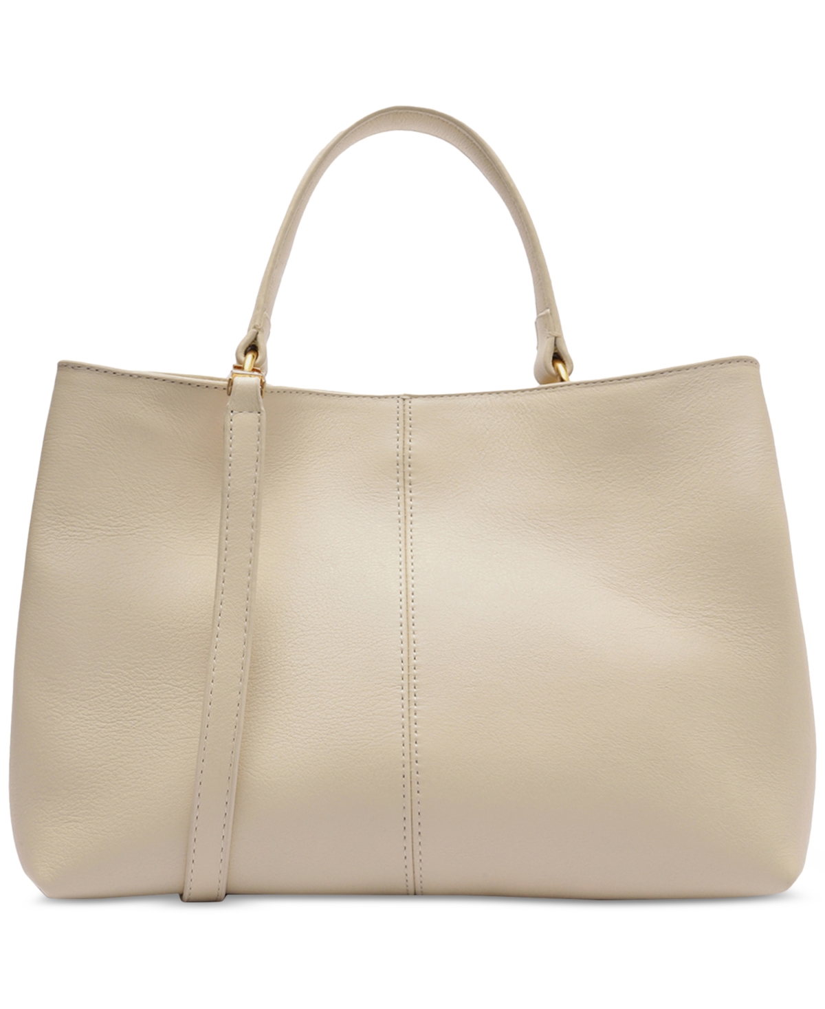 Arezzo Delphine Large Leather Shopping Bag In Brown