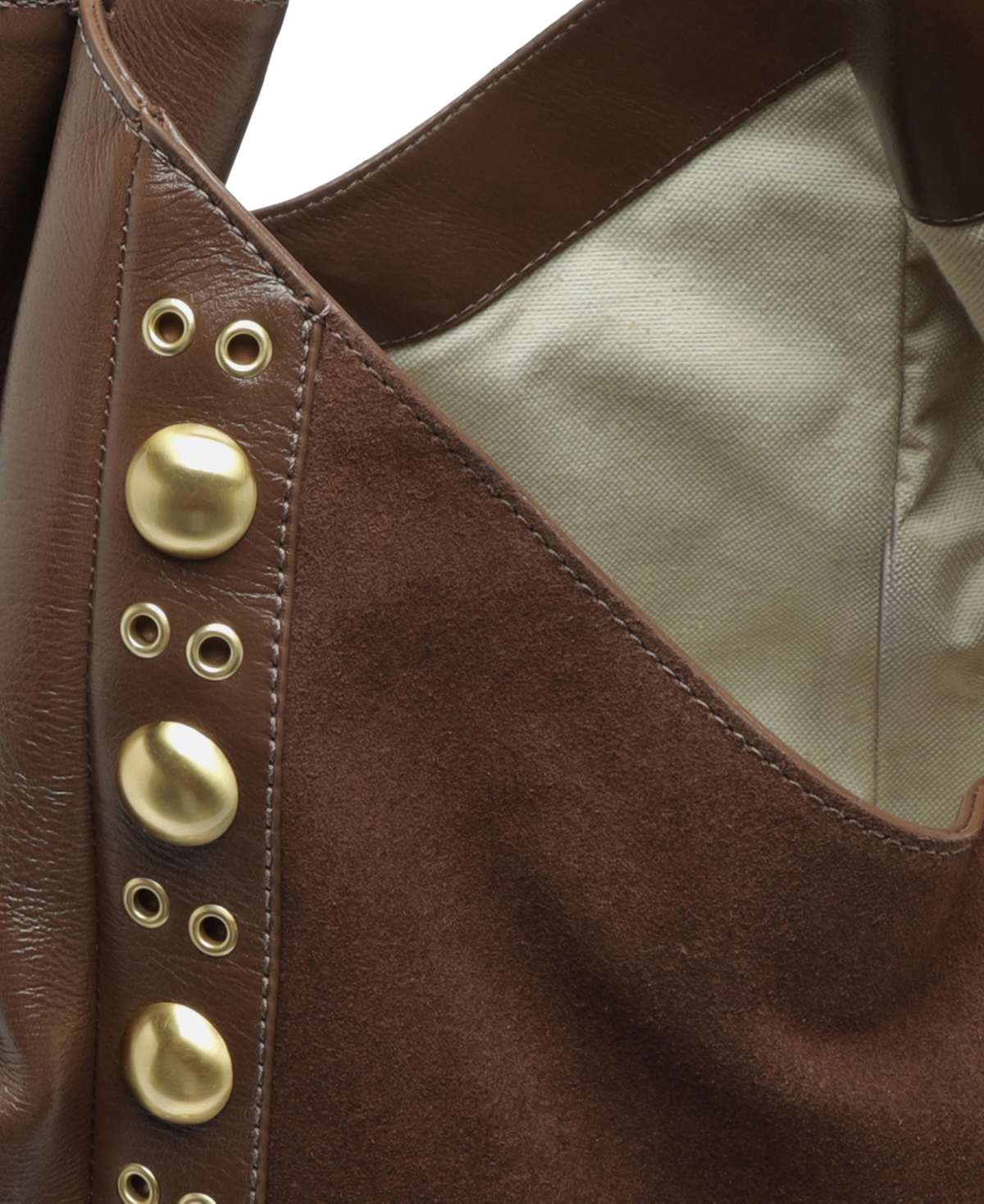 Arezzo Owen Large Suede Hobo In Brown