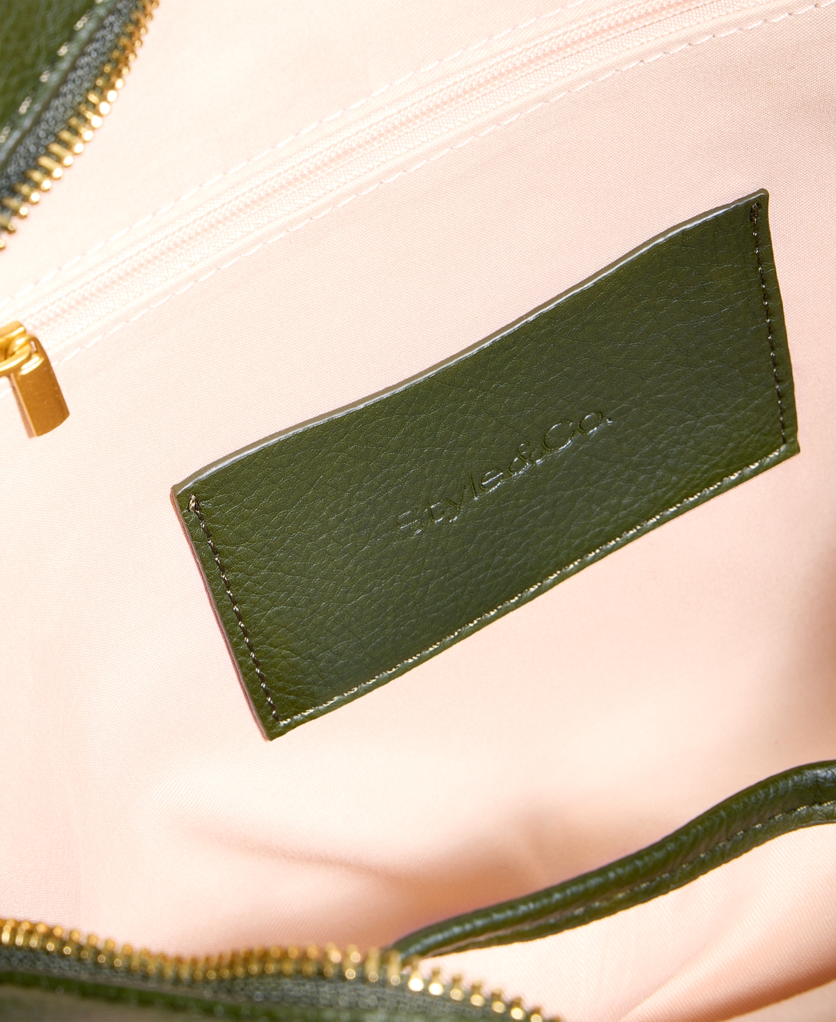 Style & Co Medium Woven Four Poster Bag, Macy's Exclusive In Green