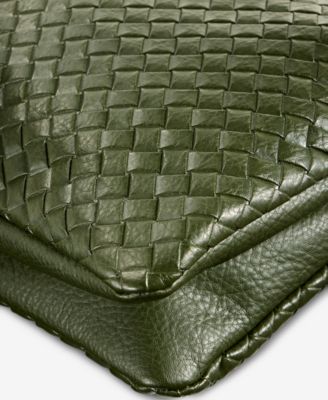 Small Woven Double Compartment Crossbody, Macy's Exclusive