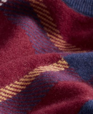 Men's Patrick Regular-Fit Plaid 100% Cashmere Sweater, Macy's Exclusive