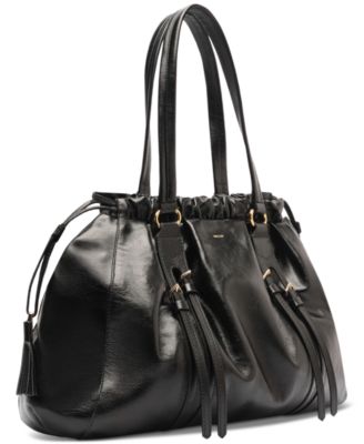 Capri Large Leather Shoulder Bag
