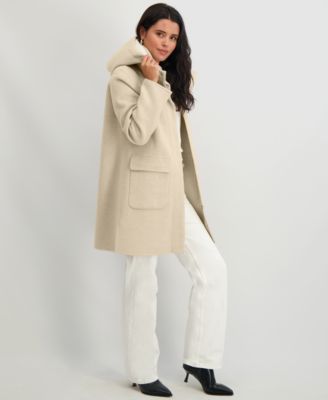 Women's Hooded Zip-Front Coat