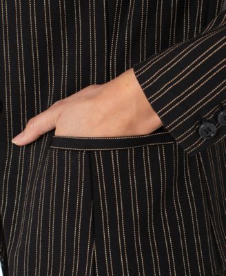 Women's Collarless Fitted Blazer