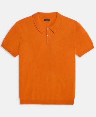 Men's Regular-Fit 100% Cashmere Sweater Polo Shirt, Macy's Exclusive